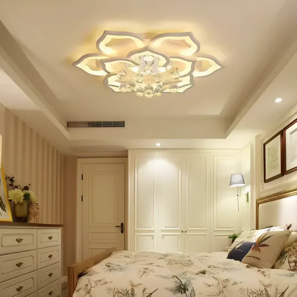 Lotus™ Crystal Chandelier - illumexa