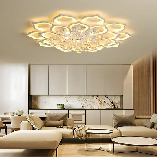 Lotus™ Crystal Chandelier - illumexa